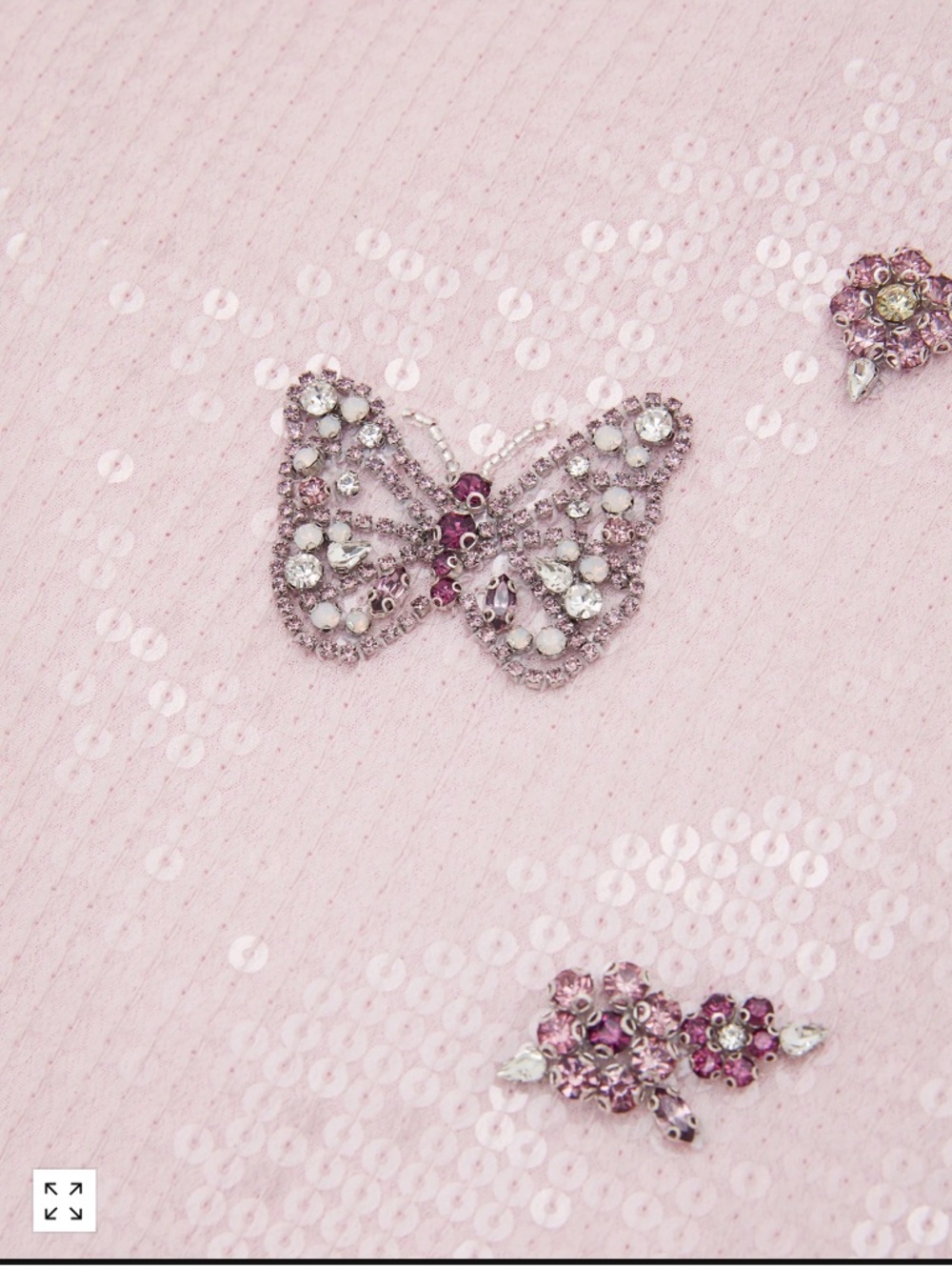 Clio Peppiatt corset and skirt blossom in blush - Picture 4 of 6